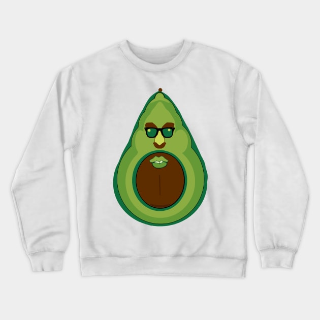 Undercover Avocado Lover Crewneck Sweatshirt by Zenferren